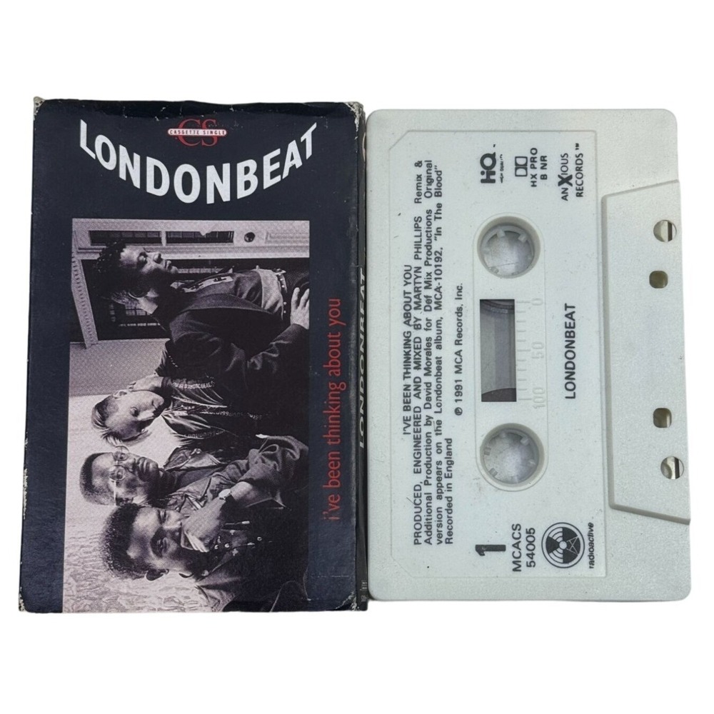 Londonbeat Cassette Tape "Ive Been Thinking About You" 90s Retro Music‎